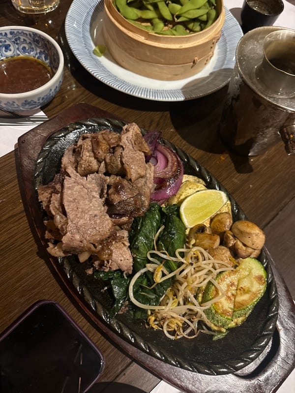 Late-night Japanese dining experience documented in Mexico City
