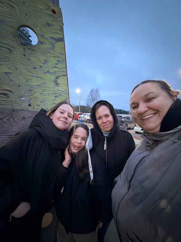 Family photos and casual moments captured in Chaikovsky Russia