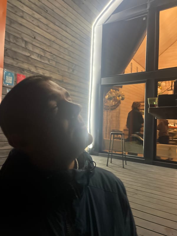 Evening deck gathering in Borshchevo includes injured man