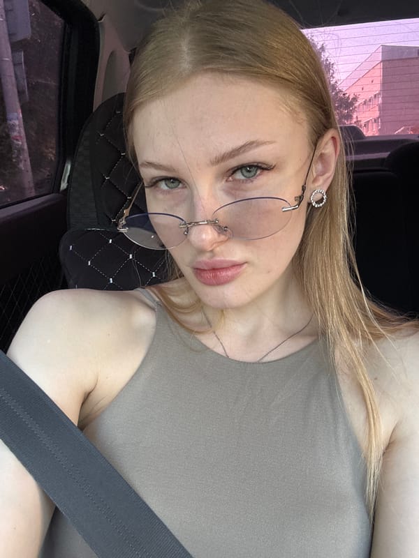 Woman observed in vehicle in Perm, Russia
