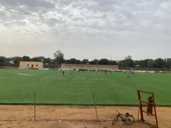 Morning soccer match proceeds under cloudy skies in Tudun Wada