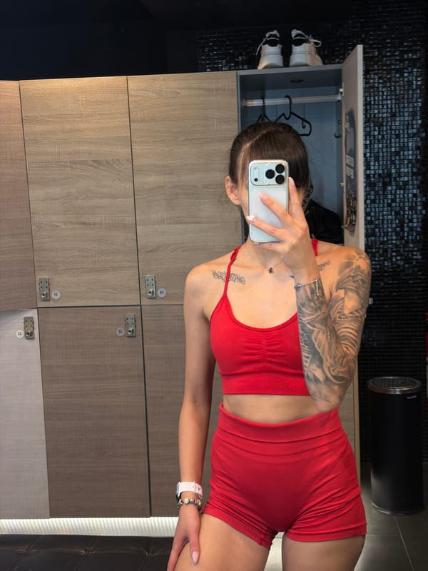 Gym selfies and workout shots from a Plovdiv fitness center