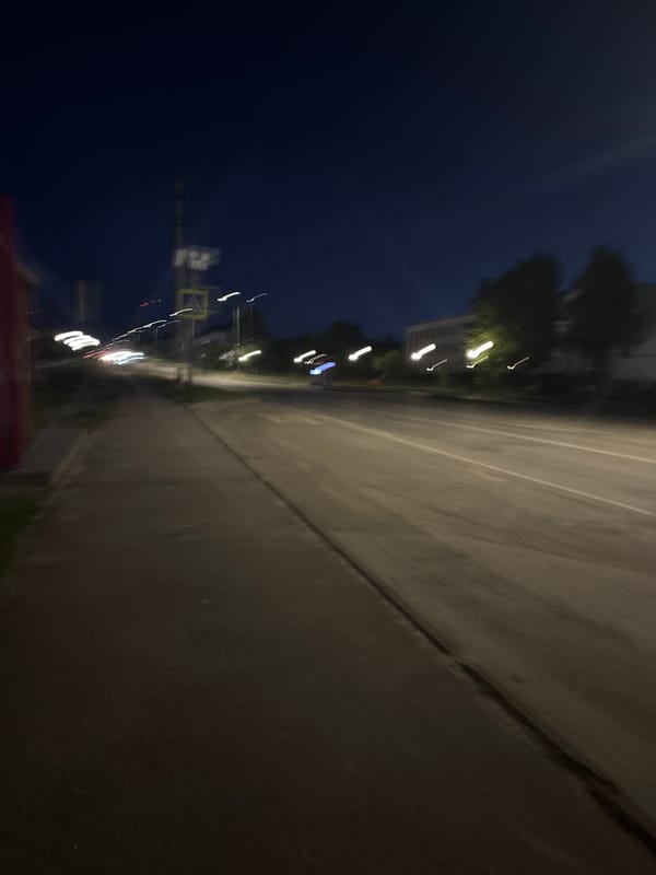 Witness documents nighttime street scenes across residential areas