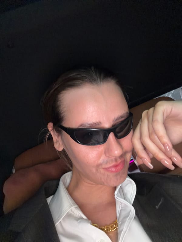 Suited up selfie in Krasnoyarsk on a June afternoon