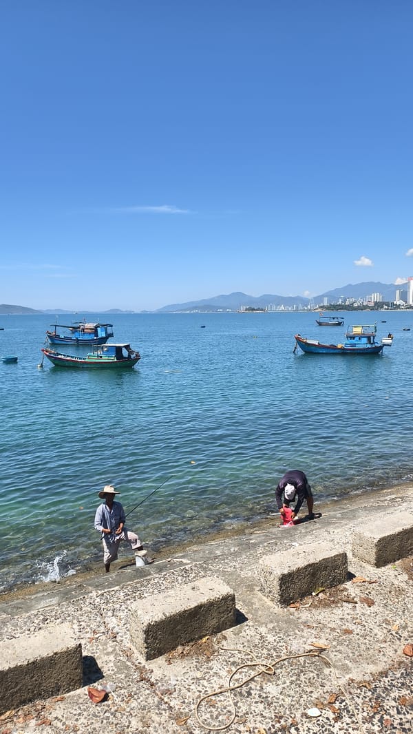 Morning fishing session captured along Nha Trang coast