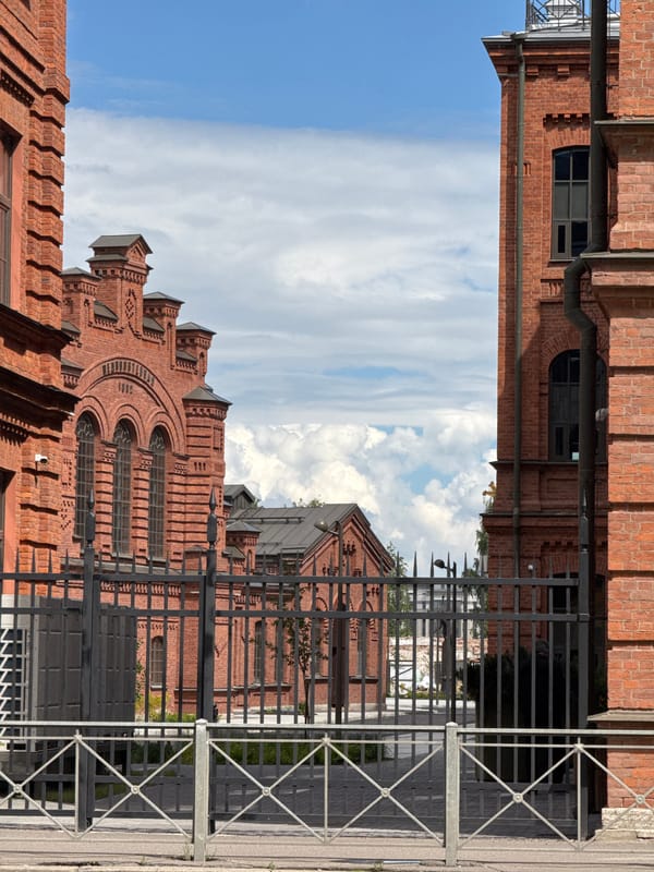 Street-level Saint Petersburg: brickwork, asphalt, and the metro