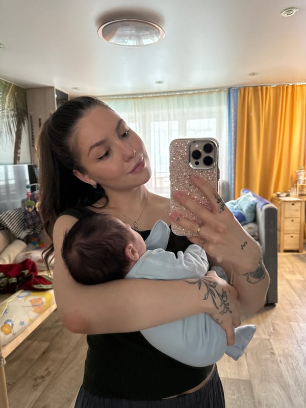 Domestic life documented in Chaikovsky, Russia morning hours