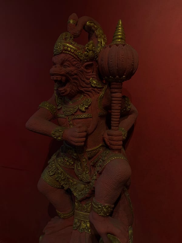 Night moves through Kuta — statues, bonfires, and Bali street life