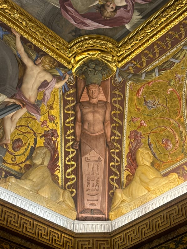 Tourist documents Vatican Museums visit including Basilica views