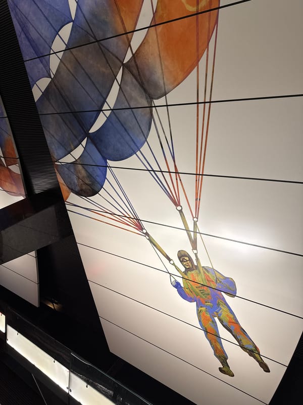 Moscow Metro stations feature diverse sports artwork and sculptures