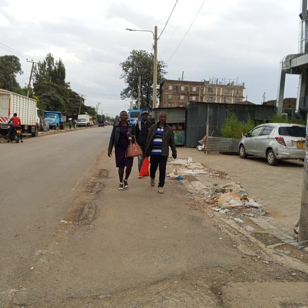 Ordinary afternoon street life documented across Nairobi neighborhoods