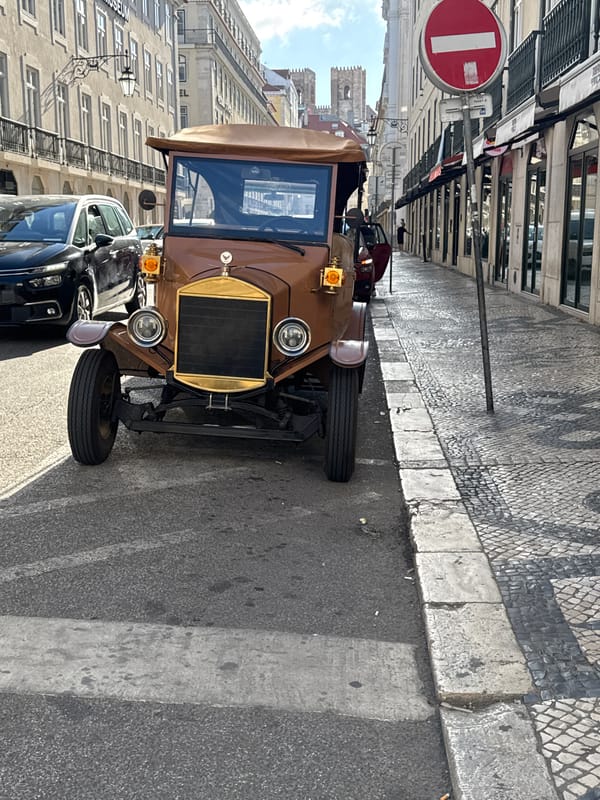 Sunday morning in Lisbon's historic Baixa district