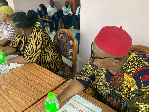 Medical presentation session held in Umuahia, Nigeria