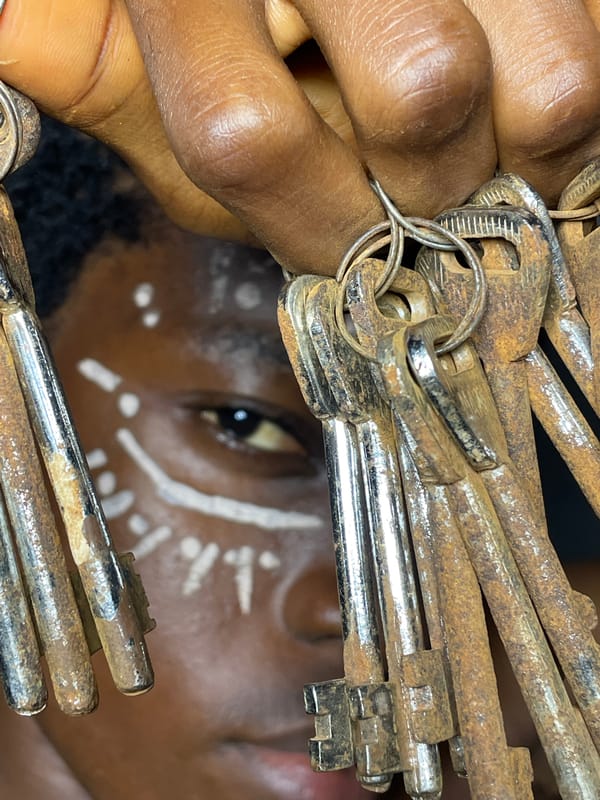 Rusted keys held close in Nkpor, Nigeria
