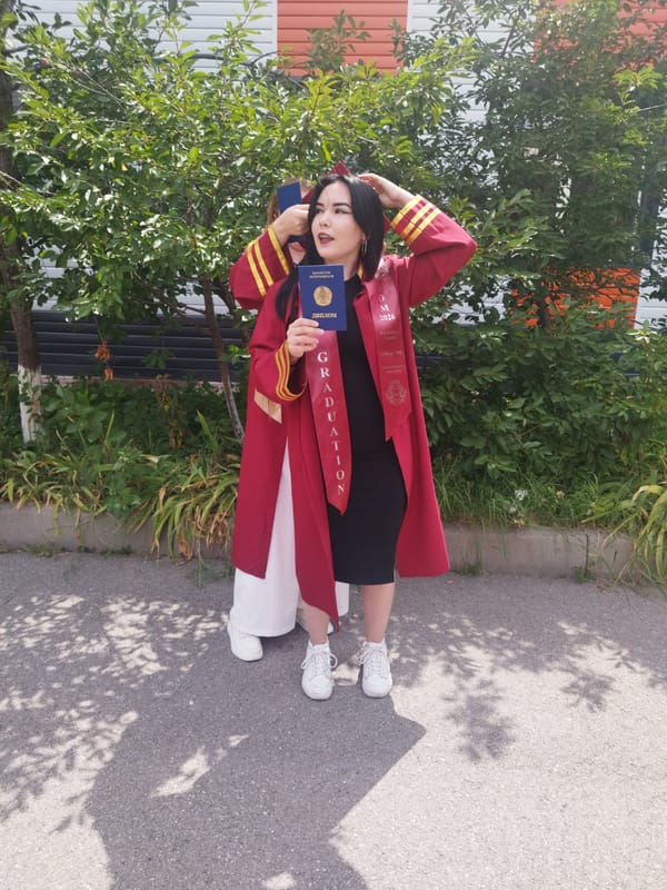 Graduation day at College №6 in Shymkent, 2026