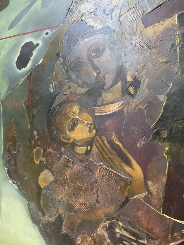 Mixed-media religious and classical art in Lovech, Bulgaria