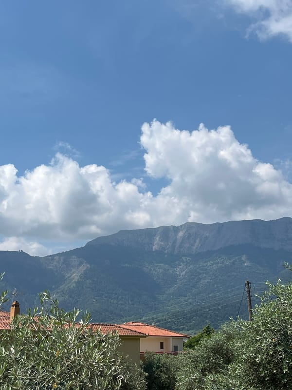 Morning views captured across Golden Beach Greece residential area