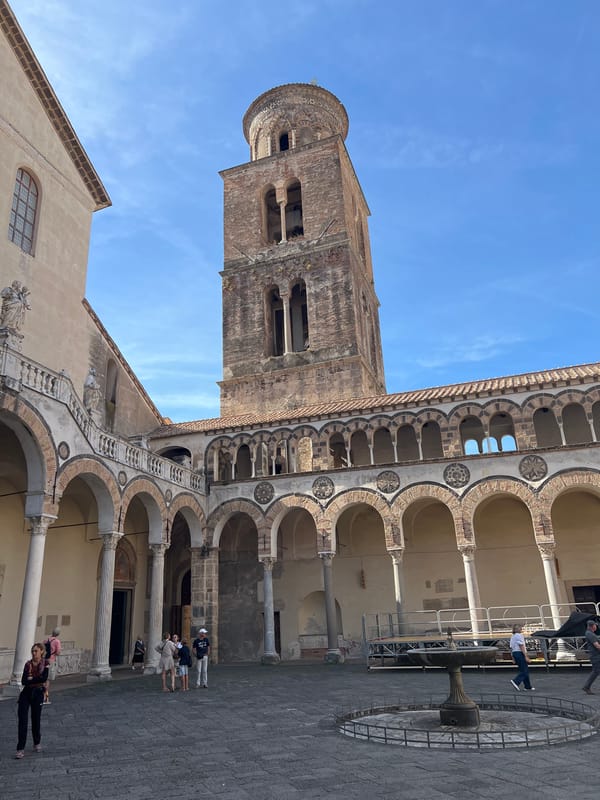 Morning photography session documents Salerno Cathedral architectural details