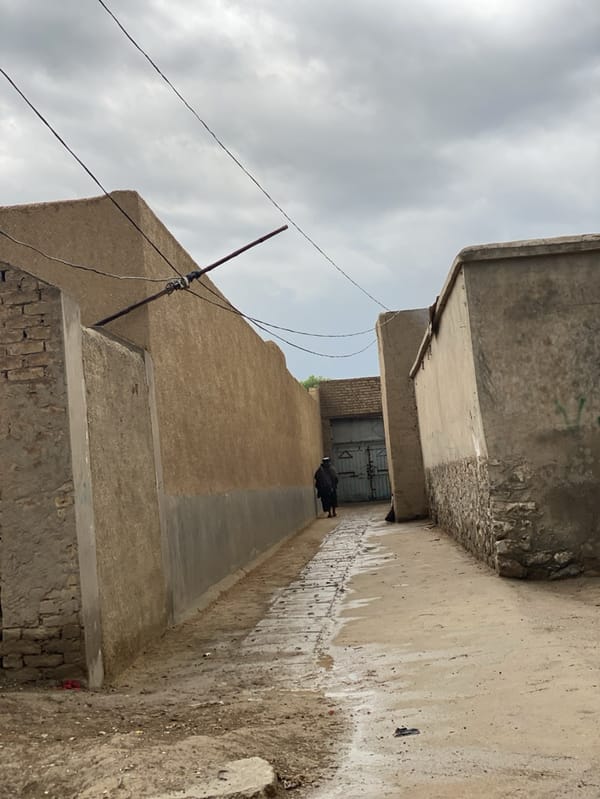 Residential alleyway documented in Kandahar, Afghanistan