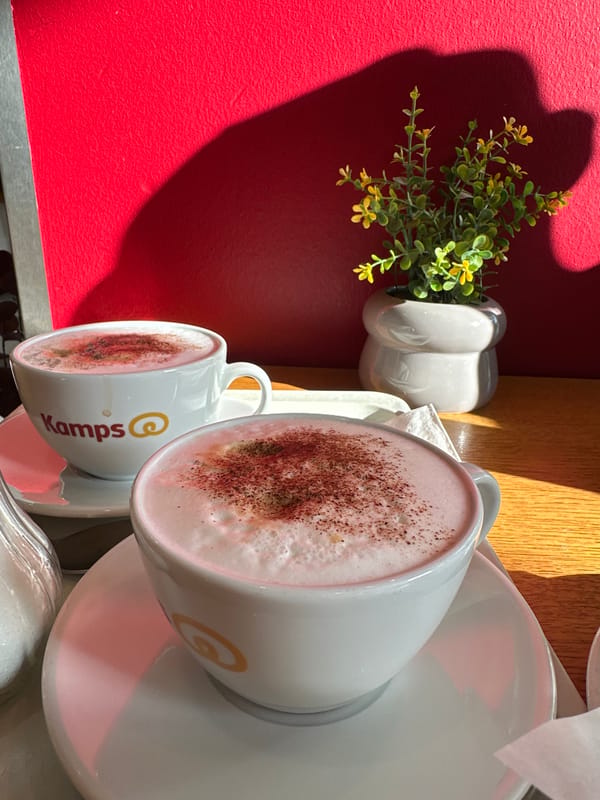 Morning coffee and a bite at Kamps café in Krefeld