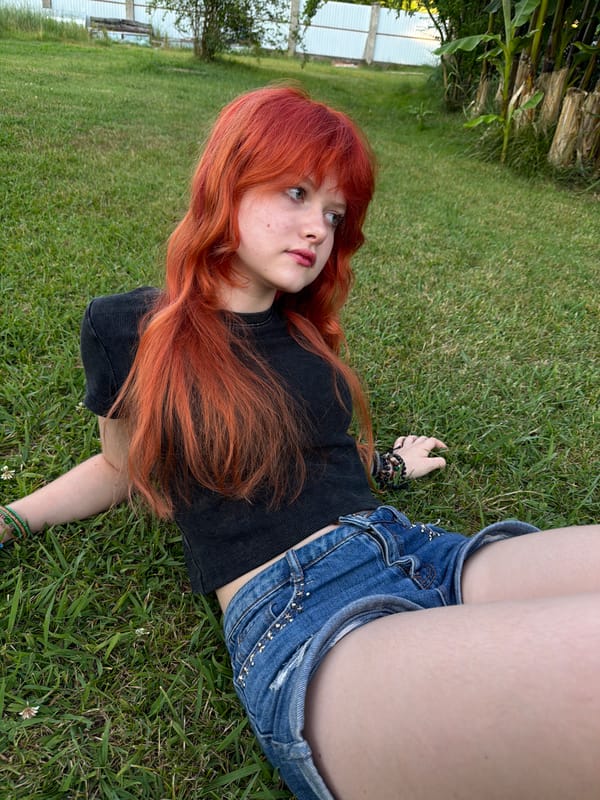 Lazy summer afternoon on a green lawn in Sochi