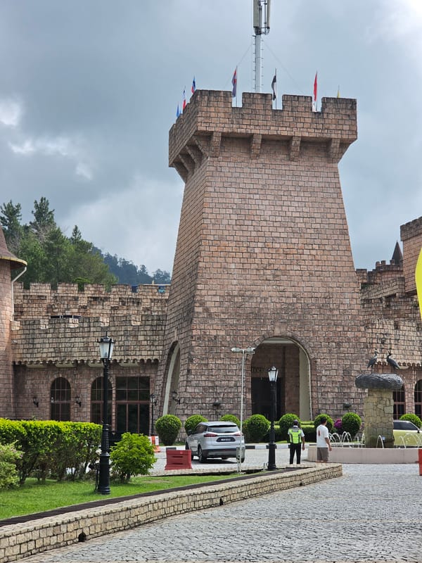Tourists document French-themed Colmar Tropicale village in Malaysia