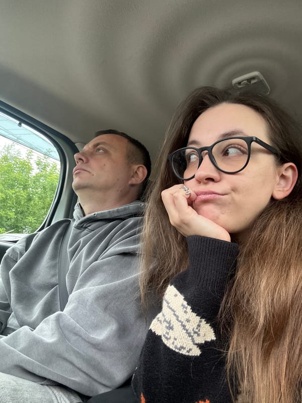 Casual in-car moments in Chaikovsky, Russia