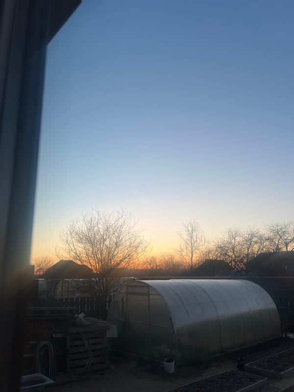 Student studies math through sunset hours in Votkinsk