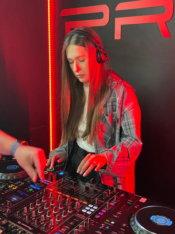 DJ session and sunny street scenes captured in Kyiv