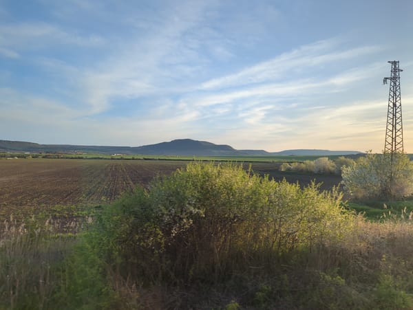 Rural Bulgarian landscapes observed near Provadia region