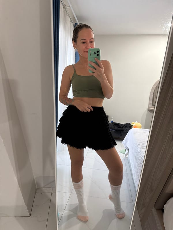 Outfit tries and room selfies from a Nha Trang stay