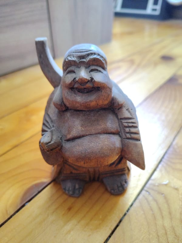 Eclectic shelf of figurines and collectibles in Kyustendil