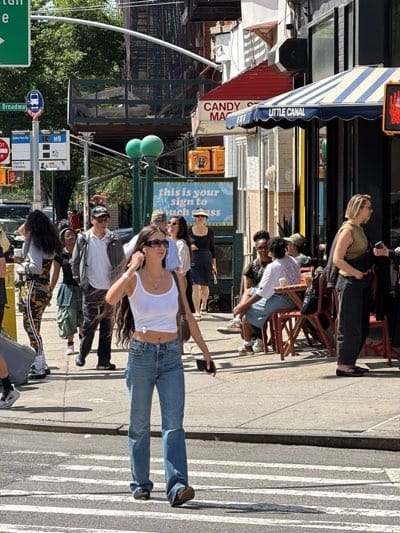 Lower East Side street life and vintage shops documented
