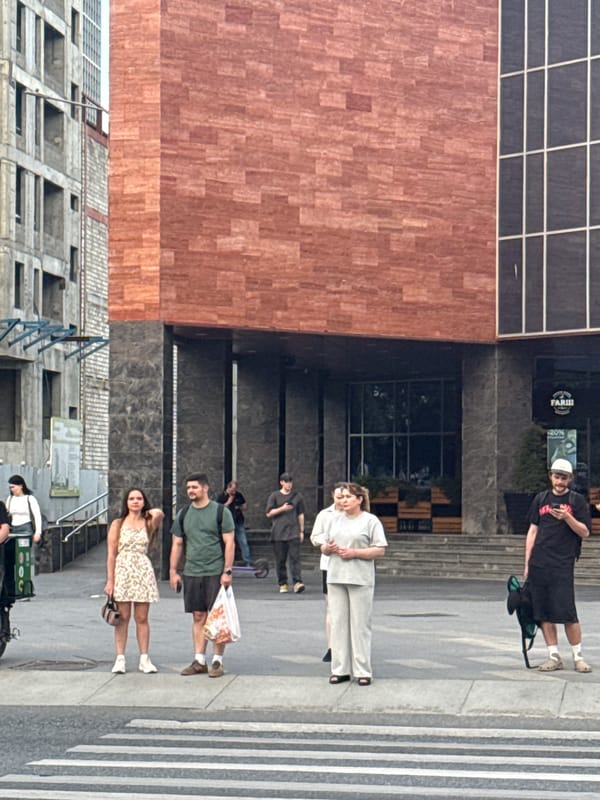 Afternoon errands and mall time in northern Moscow