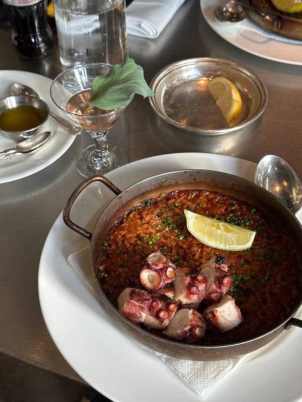 London diner documents meal at Noisy Oyster restaurant