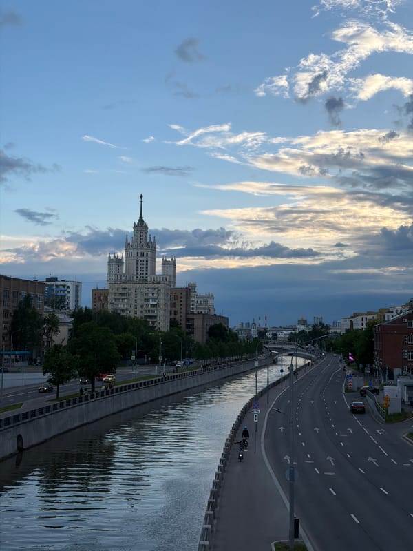 Urban street life and architecture documented across city blocks
