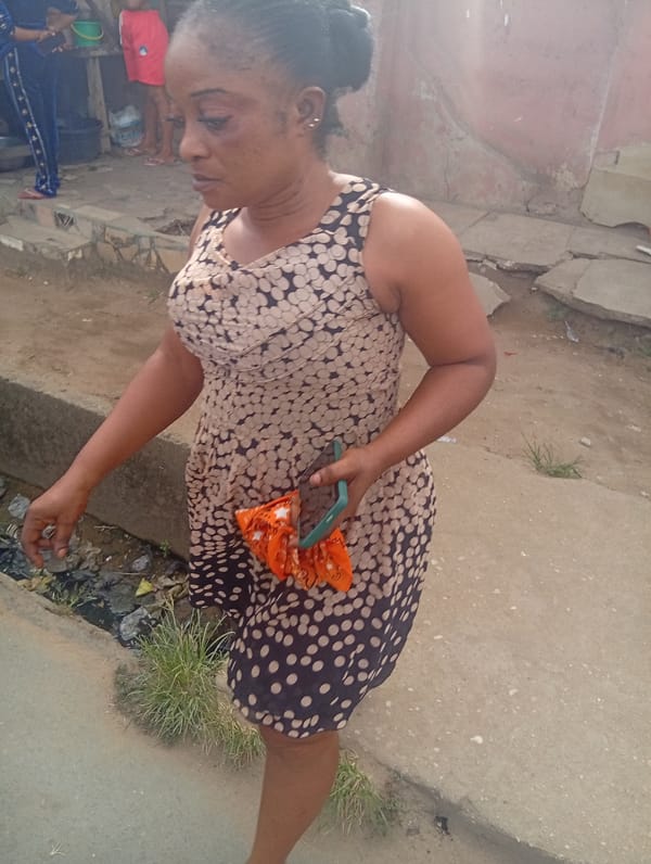 Morning pedestrian activity observed in Umuode, Nigeria streets