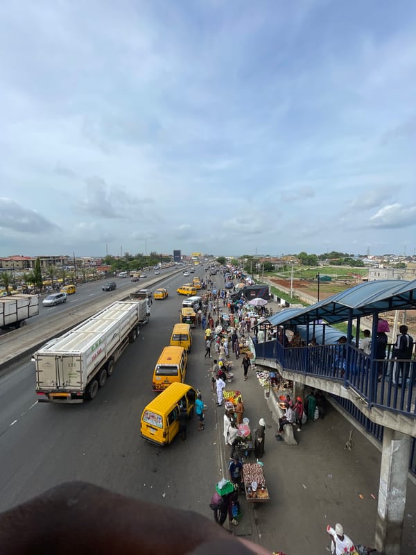 Heavy danfo bus traffic documented across Lagos neighborhoods