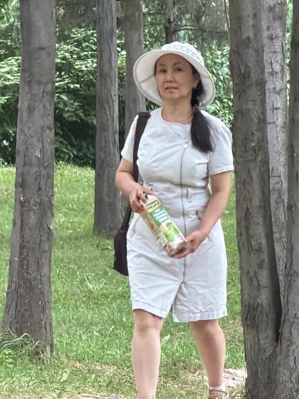 Women enjoy casual morning activities across multiple park locations