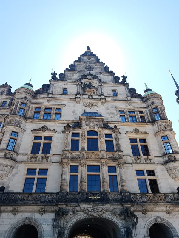 Tourist captures Dresden landmarks and street life
