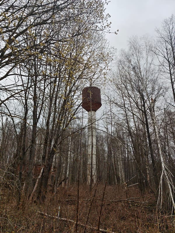 Spring afternoon scenes documented in Nadezhdino, Russia