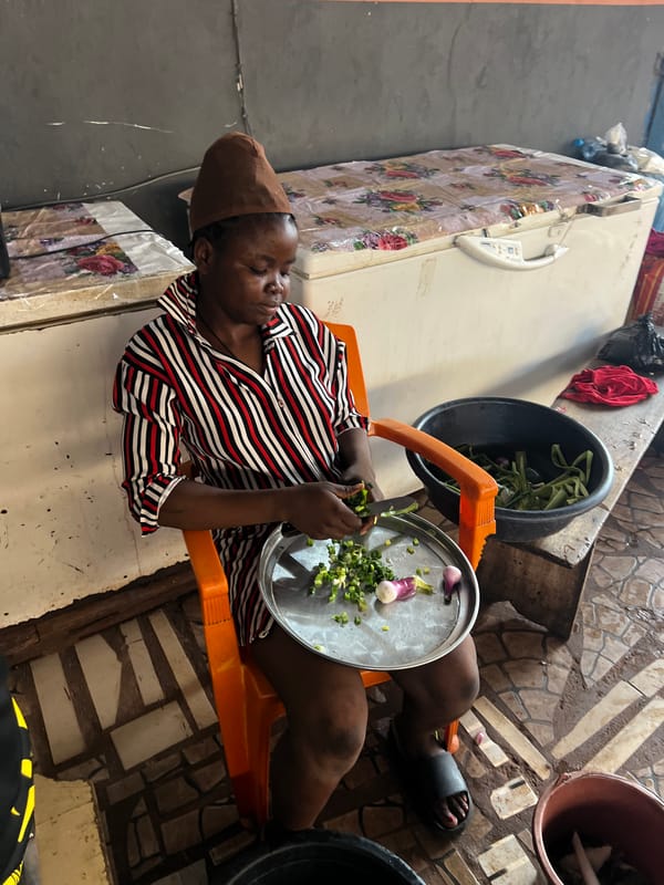 Morning daily life scenes documented in Nkpor, Nigeria