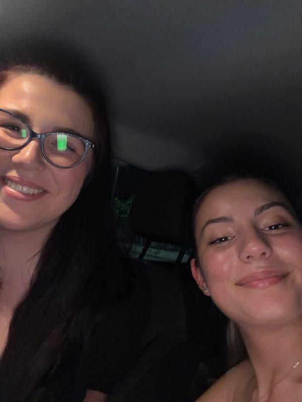 Evening car journey through Tsarevo with multiple interior perspectives