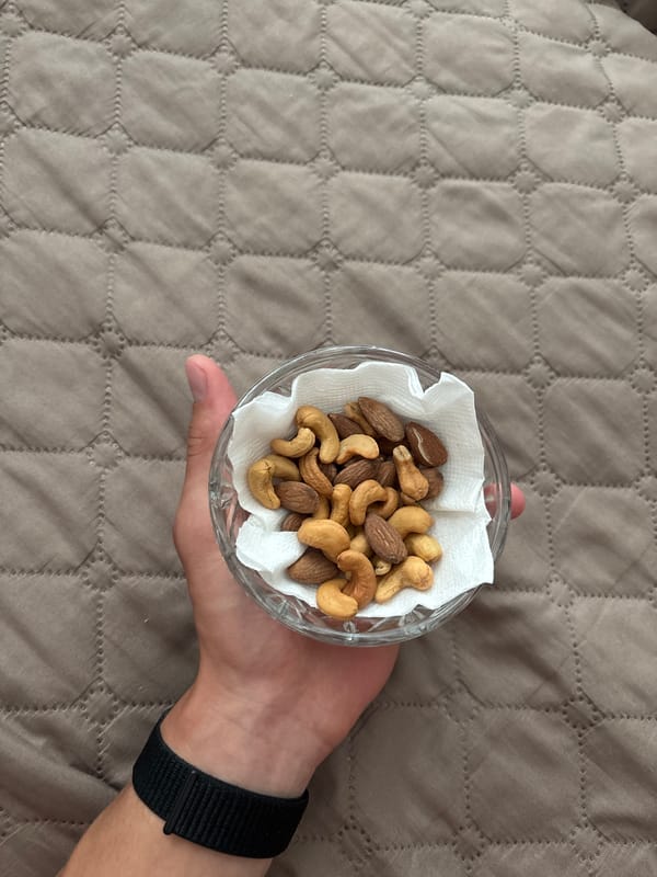 Snacks and drinks enjoyed against Zlatograd's rooftop skyline