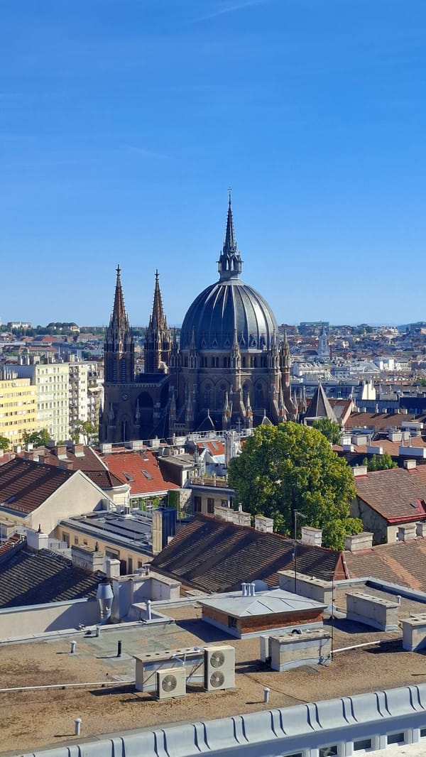 Vienna cityscape documented from multiple elevated viewpoints