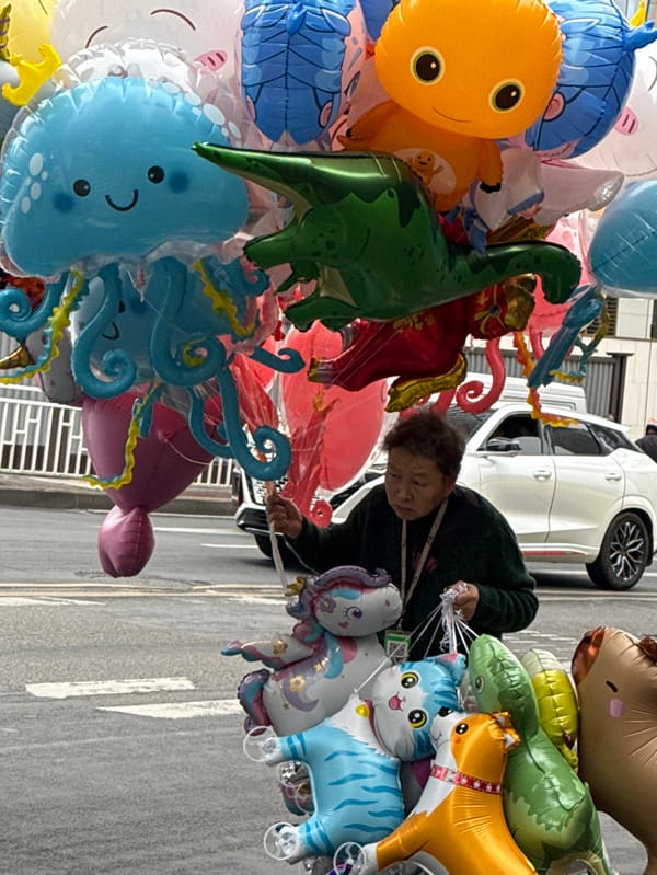 Morning street life documented across Yuzhong District, China