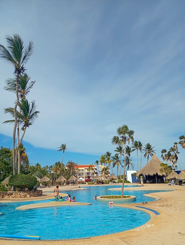 Lagoon pool activity recorded at Playa El Agua Venezuela