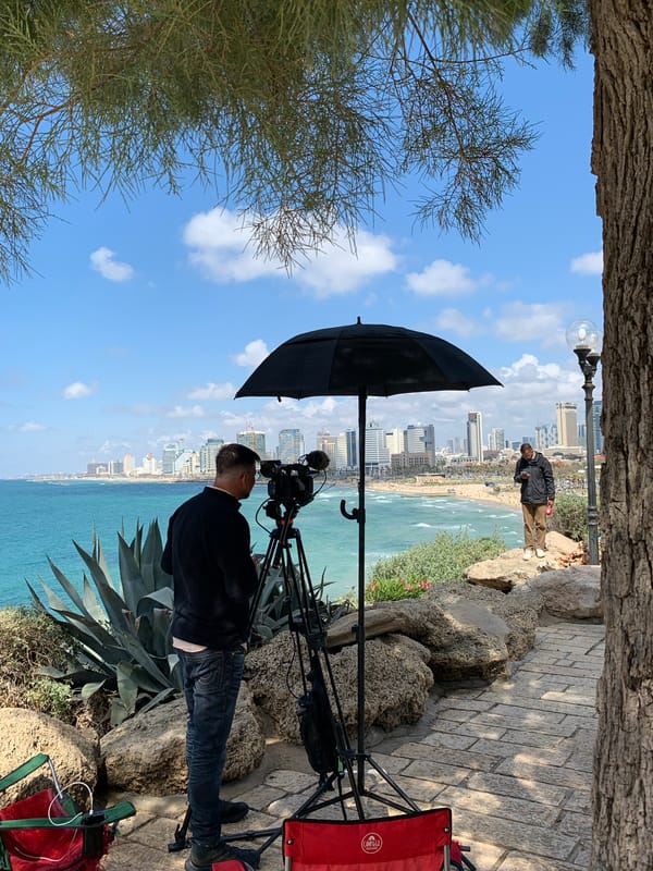 Dogs spotted across Tel Aviv parks and walkways Wednesday morning
