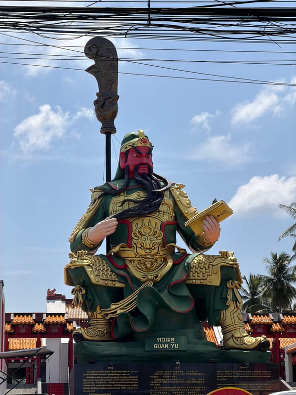 Scooters, a Guan Yu statue, and beach vibes in Ko Samui