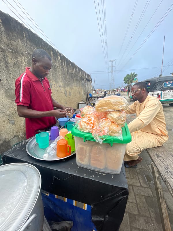 Morning street vendor activity observed across Ado, Nigeria